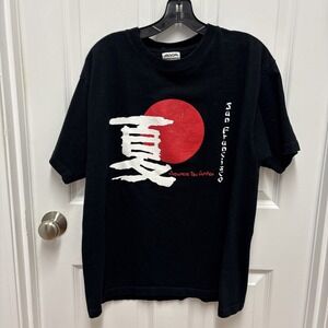 Vintage Black Japanese Tea Garden San Francisco Souvenir T-shirt - Large
